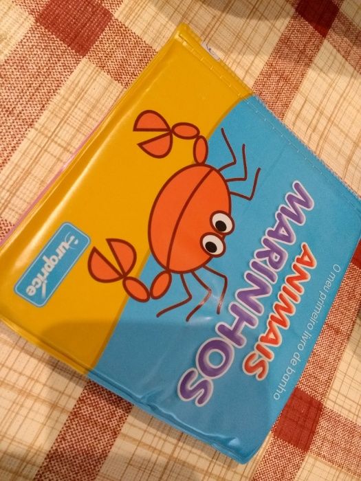 2x livros infantis para banho com som