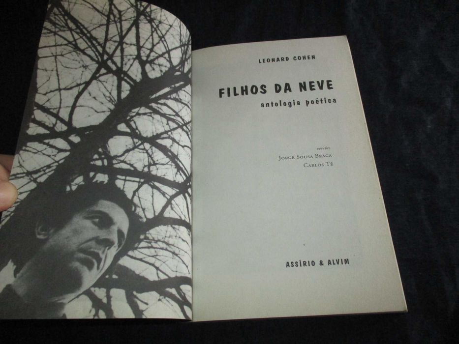 Livro Filhos da Neve Leonard Cohen Antologia