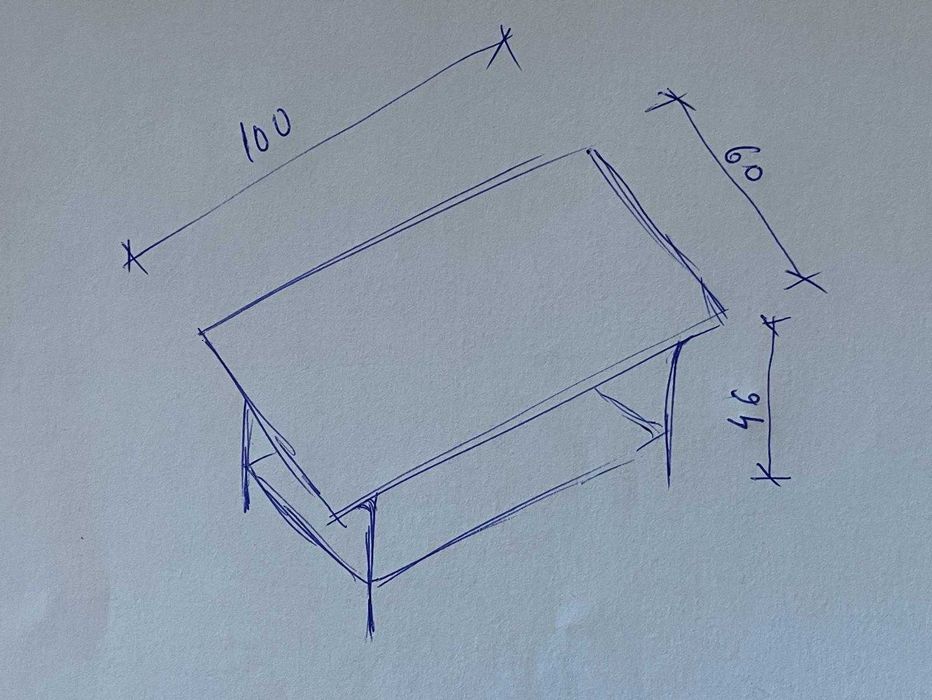Mesa apoio de centro para sala