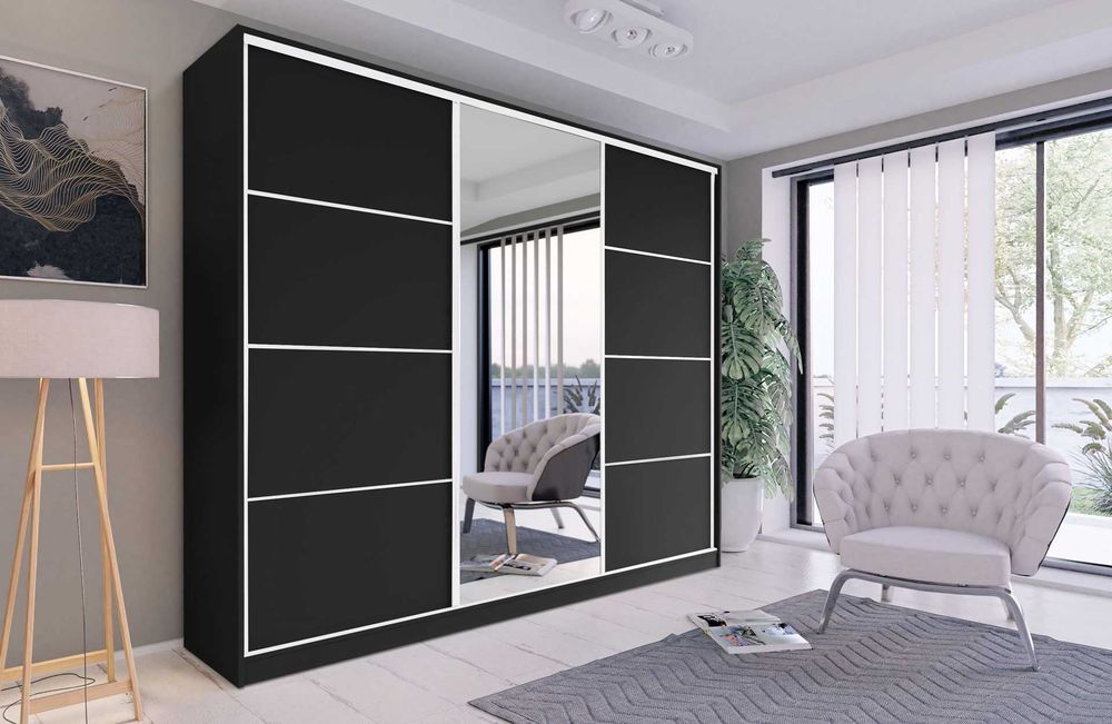 270x230x56 Szafa przesuwna Black