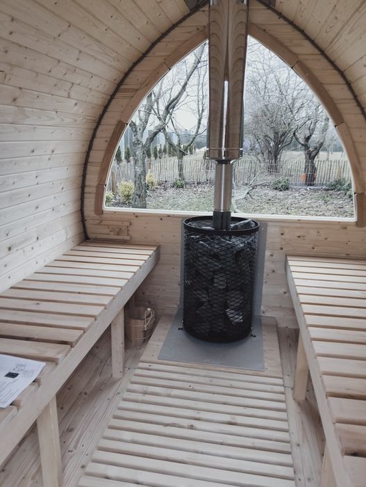 Sauna ogrodowa 3x2m