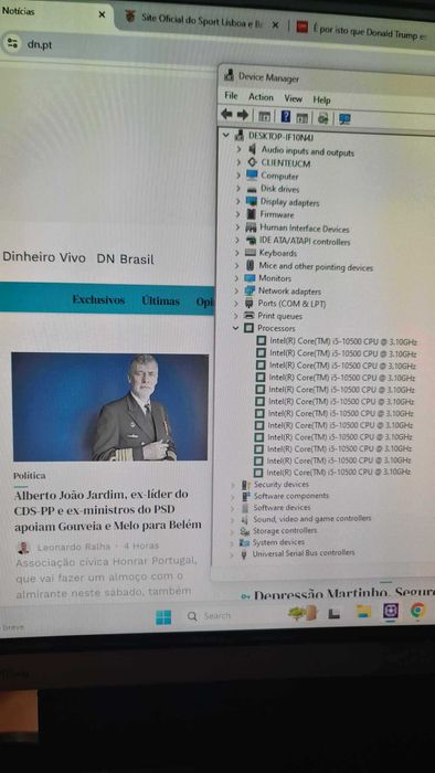 PC Dell 5080 - i5-10500 + 32G ram + Monitor 20" + Caixa Thermaltake