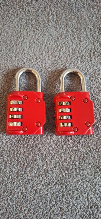 Kłódka na szyfr 2 sztuki