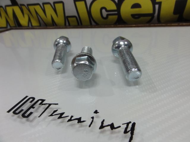 Pernos boleado para espaçadores de 5mm, 12mm, 15mm, 20mm, 30mm  12 x 1.25 / 12 x 1,5 / 14 x 1,25 / 14 x 1,50