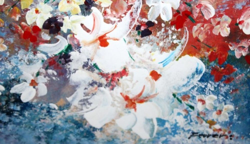 Óleo sobre tela de Ferrer, assinado