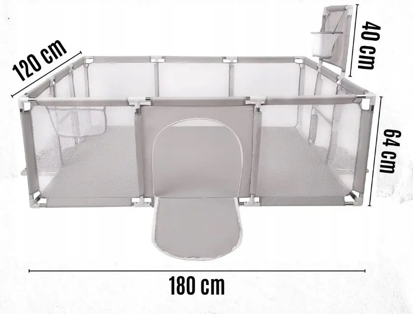 Манеж дитячий 180х120х62см
