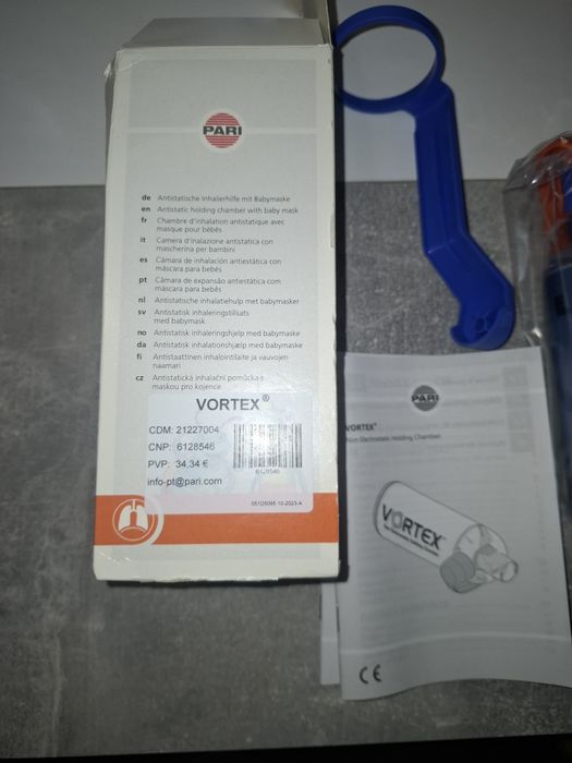 Bomba inalação para bebés Vortex