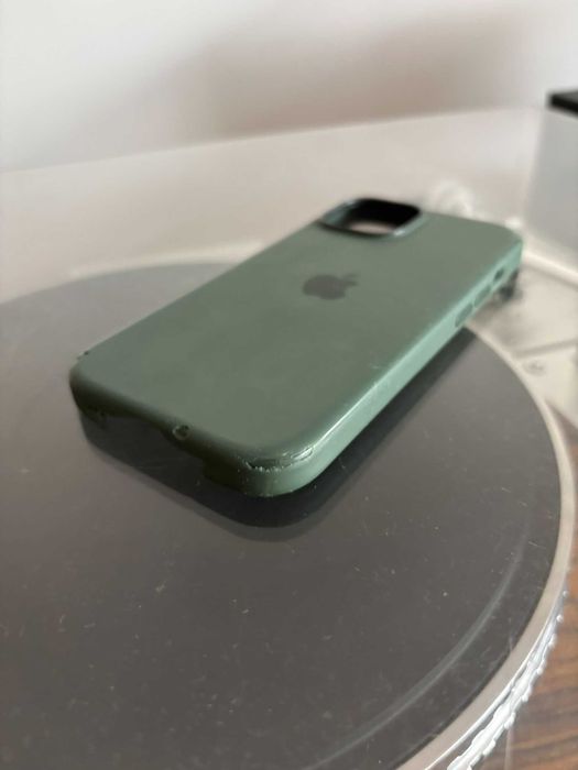 Apple silicone case iphone etui na telefon 15 cyprysowy