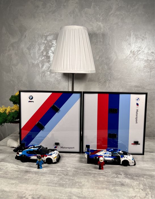 2 Рамки для Lego speed champions BMW M4 GT3 і BMW M Hybrid V8 76922