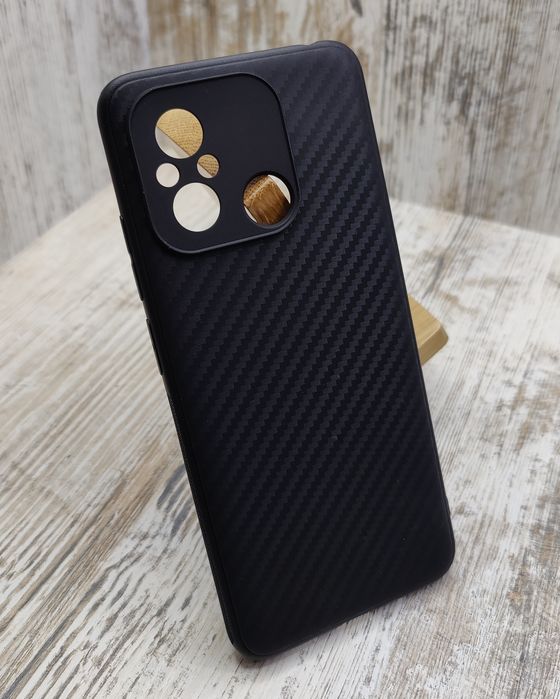Чехол гибкий Carbon TPU на Xiaomi Redmi 12C/ 10C/ Redmi i12 Чохол