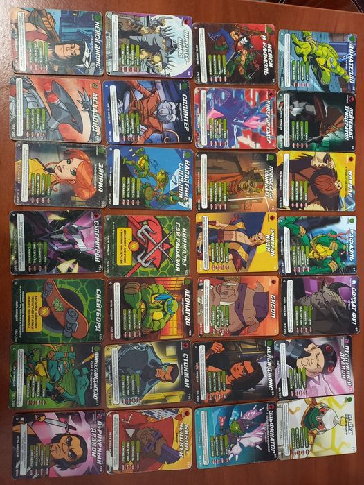 Карточки ніндзя - черепашки 141 шт