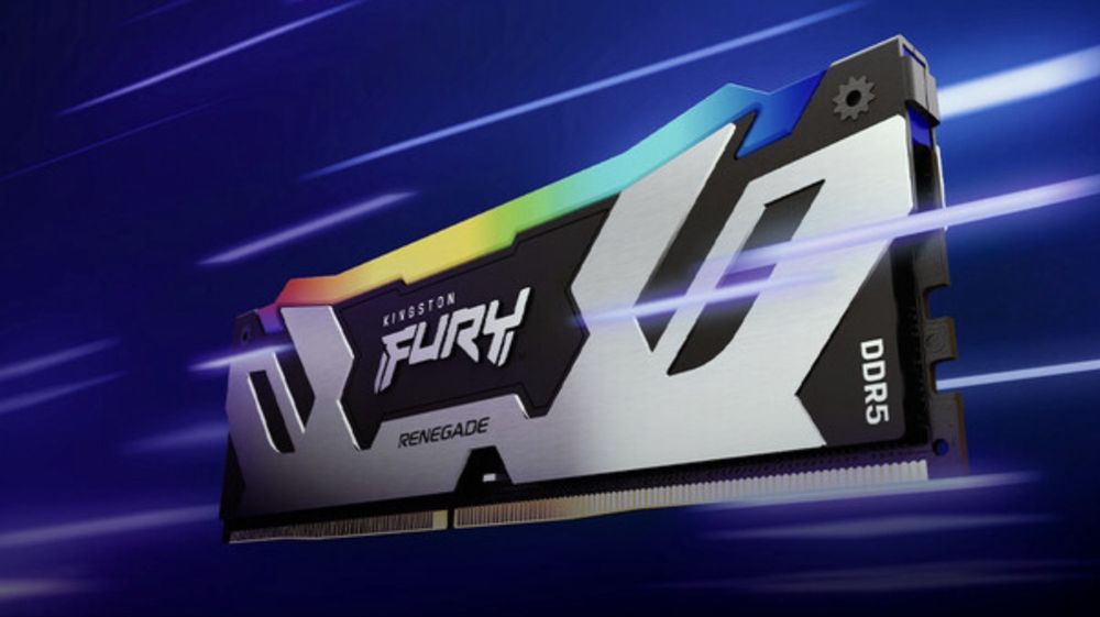 KF564C32RSA-16 (2шт)Kingstone Fury DDR5-6400 32 gb Renegade RGB Silver
