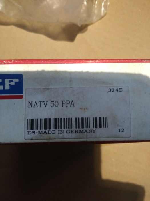 Łożysko NATV 50 PP SKF. +Podpora wału +simering+pasek napędowy