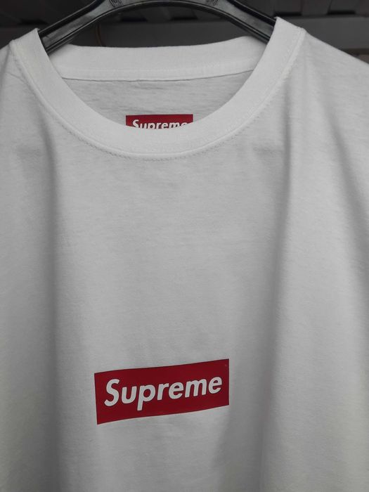 Biala nowa koszulka Supreme L - bez metek !!