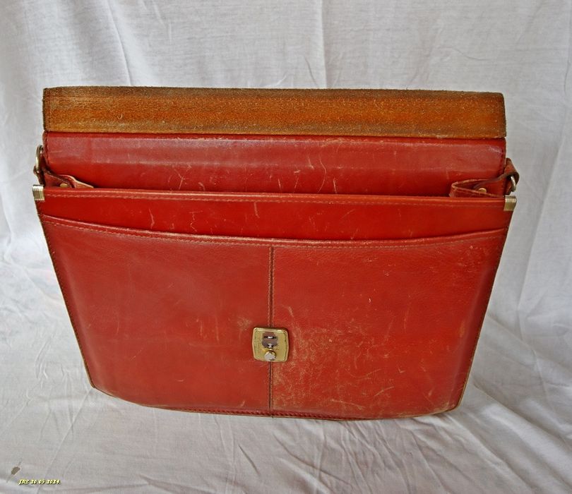 Teczka aktówka na dokumenty damsko męska ze skóry