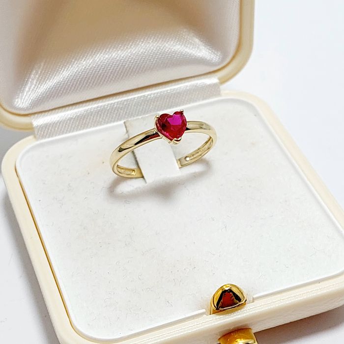 Pierścionek złoty 585 roz 10