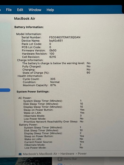 Macbook Air M2 8gb/512ssd