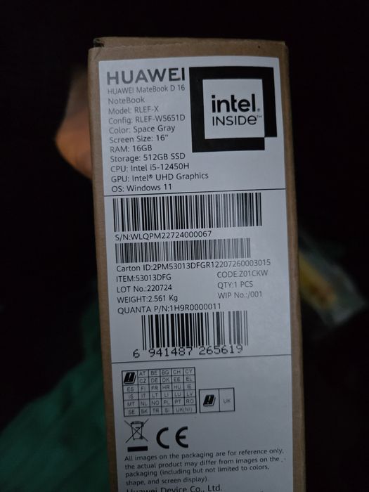 Laptop Huawei MateBook D16