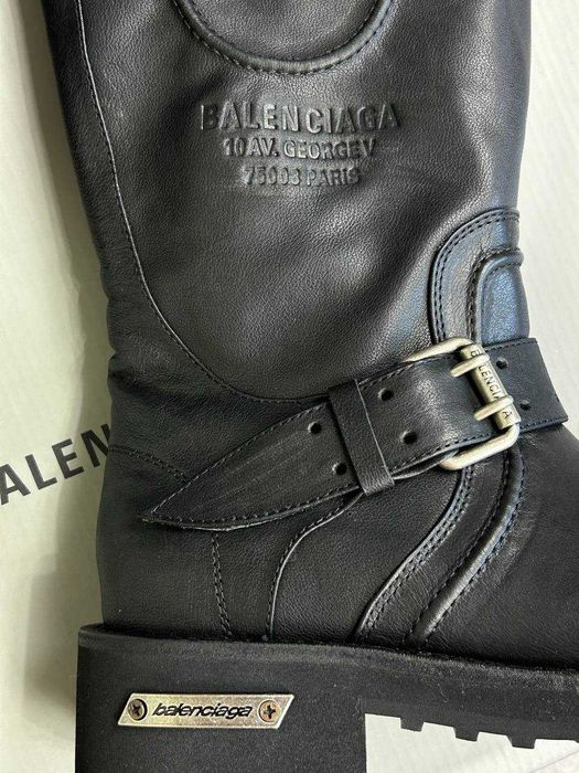 Balenciaga Venom Boot чоботи чорні черные ботинки Strike Stomper 43 40