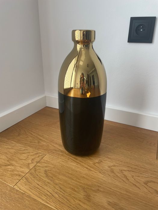Wazon czarno złoty Home and you wysokość 40 cm