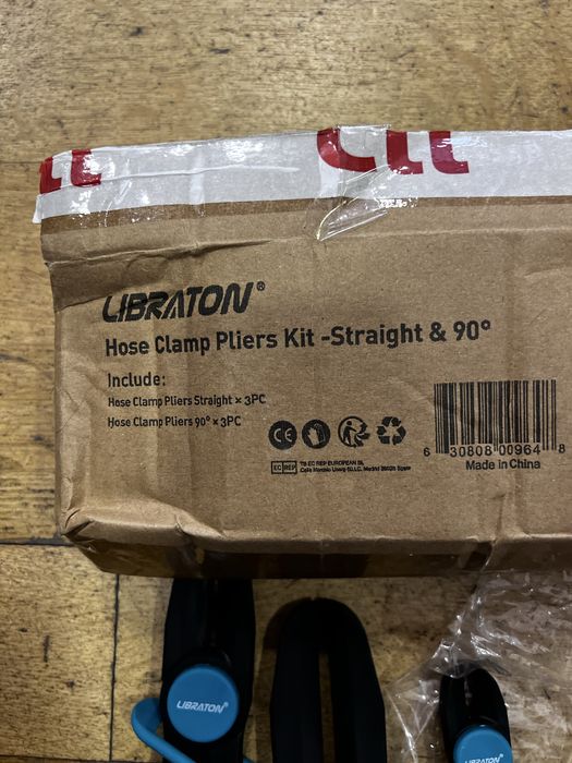 Conjunto alicate abraçadeira de mangueira Libraton - NOVO