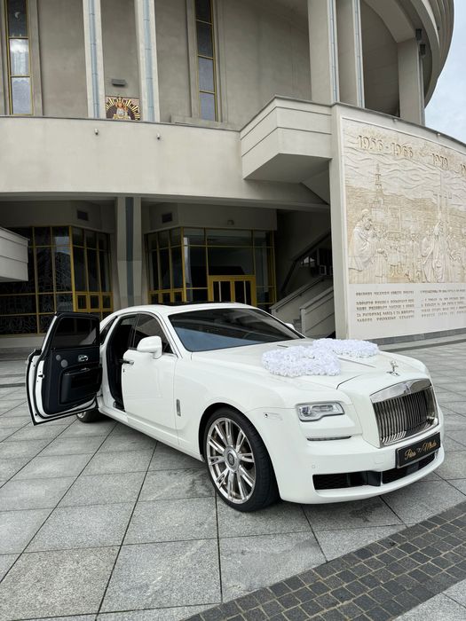 Auta do Ślubu Rolls Royce G-klasa Maybach białe auto Porsche