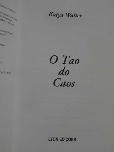 O Tao do Caos de Katya Walter