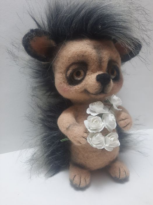 Валяная игрушка, валяна іграшка їжачок