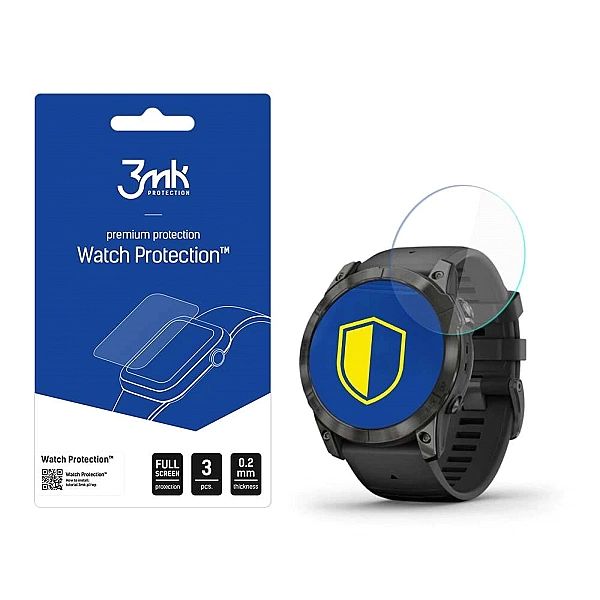 Szkło hybrydowe 3mk Watch Protection™ v. FlexibleGlass Lite na Garmin