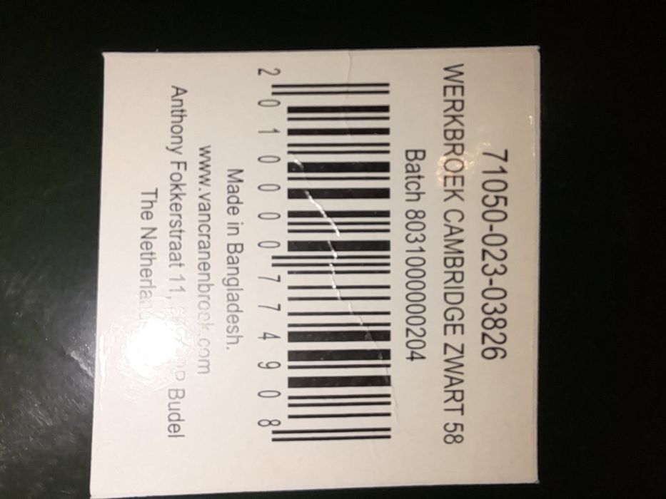 Nowe spodnie robocze