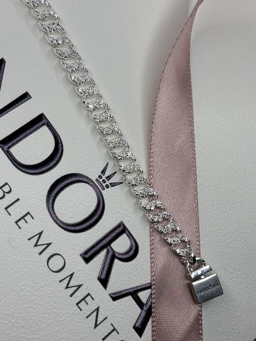 Браслет Pandora сяючим паве Пандора браслет