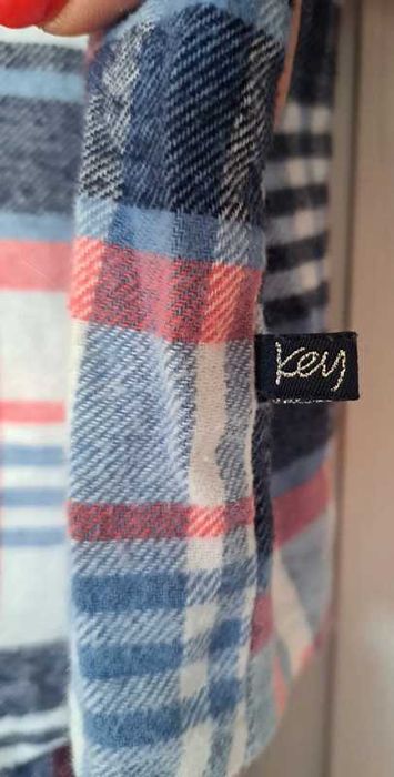 Piżama flanelowa w kratke Key