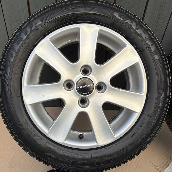 UNIKATOWE felgi aluminiowe 14 cali 4 x 100 oryginalne firmy BORBET