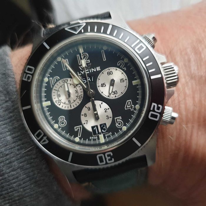 Glycine Combat GL 1005 Pilot Diver Zam Ball Alpina Fortis Atlantic