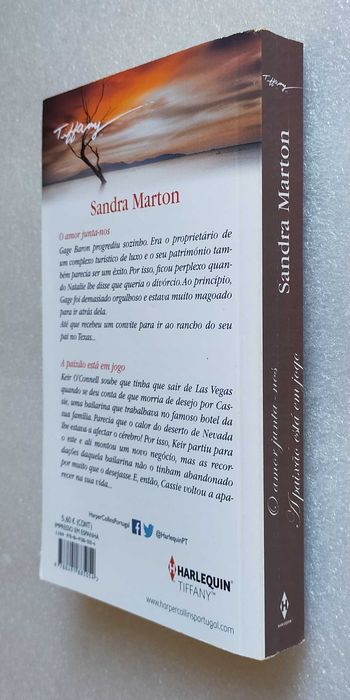 Livro- Sandra Marton- O amor junta-nos/ A paixão está em jogo