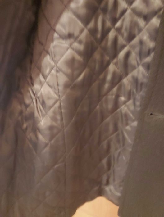 Płaszcz męski PAWO czarny, 100% wełna