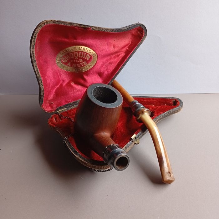 "CHOQUIN fils A Metz" cachimbo do século XIX