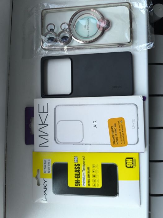 Нові чохли та скло для Redmi note 13 pro 4g