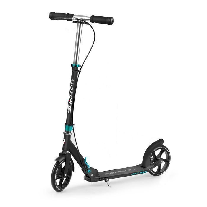 Hulajnoga dwukołowa, Soke City, czarno-turkusowa