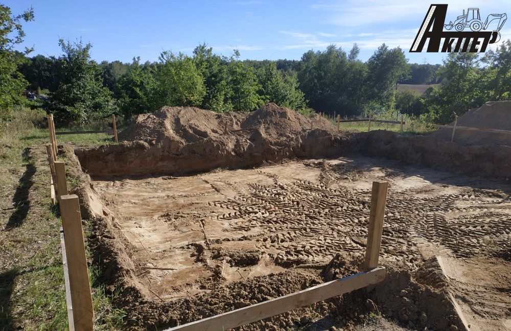 Prace ziemne, usługi koparką kołową