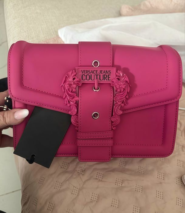 Сумка рожева Версаче Versace Jeans Couture Pink Оригінальна