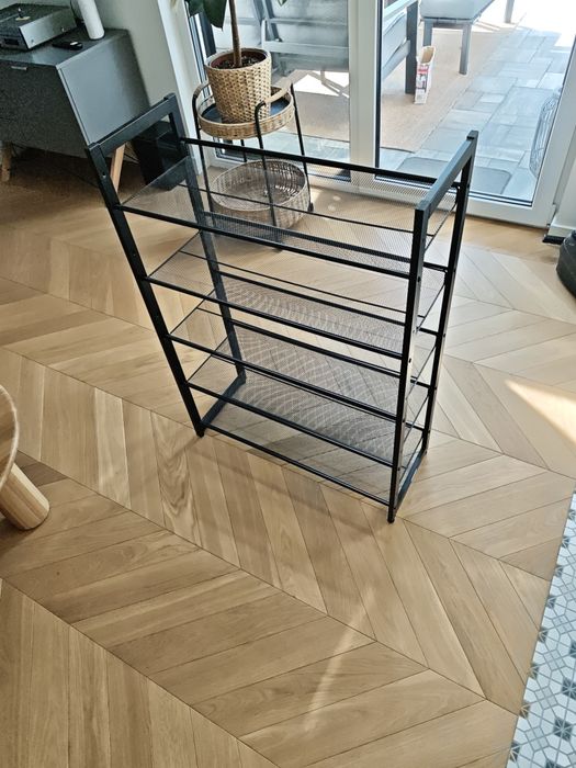 Szafka na buty, metalowa, 5 połek