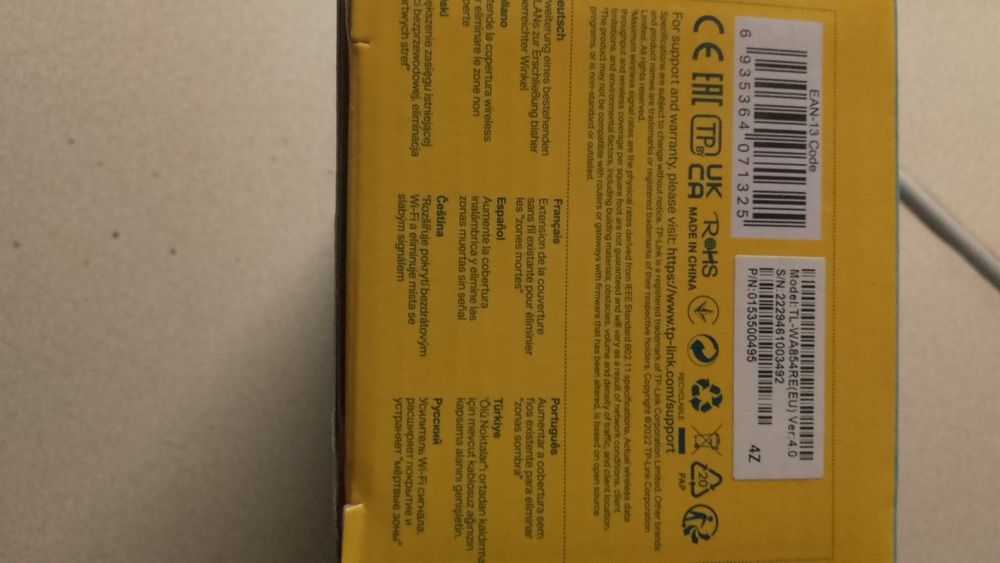 Sprzedam wzmacniacz wifi tp link