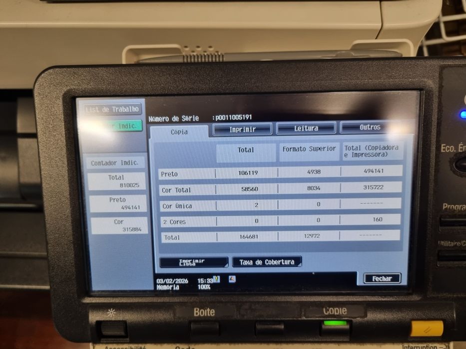 Impressora konica c652 com finalizador