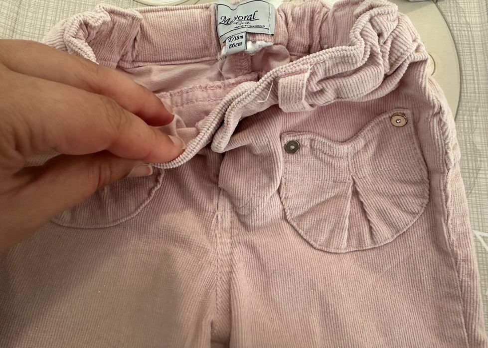 Calças Rosa + Camisola Azul Mayoral (18M)