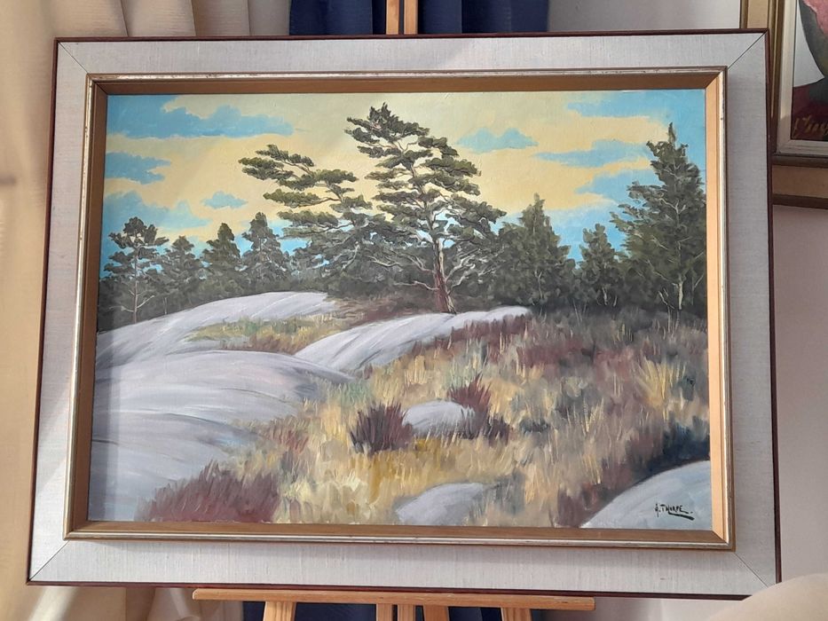 Thorpe Ake Olsson, Szwedzka natura, cenny obraz olejny
