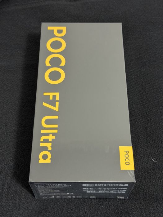 NOWY Smartfon POCO F7 ULTRA 12 GB / 256 GB 5G czarny WYSYŁKA
