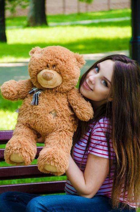 Мягкий плюшевый мишка тедди 60см.