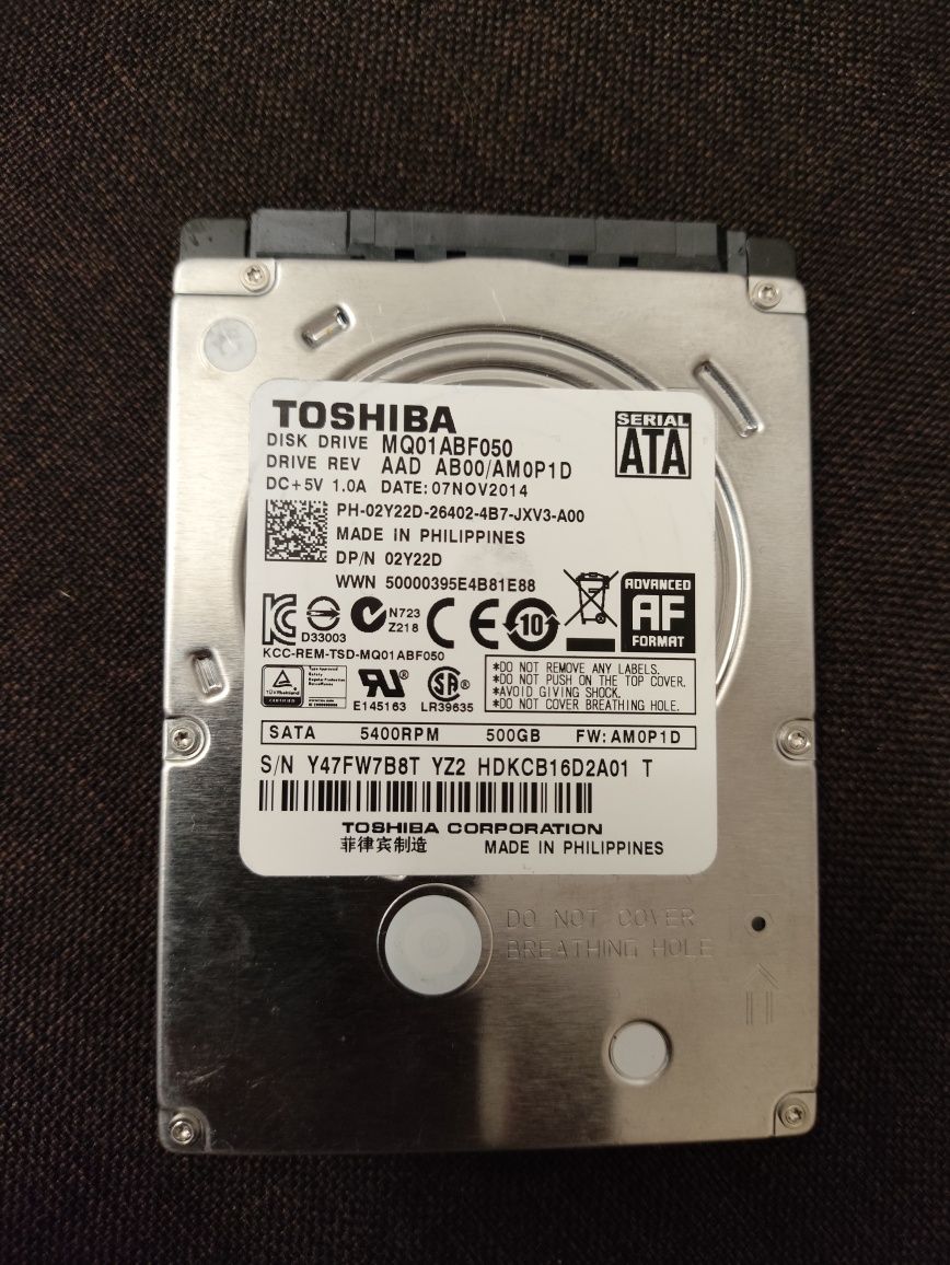 Жосткий диск 500 GB: 320 грн. - Внешние накопители Запорожье на Olx