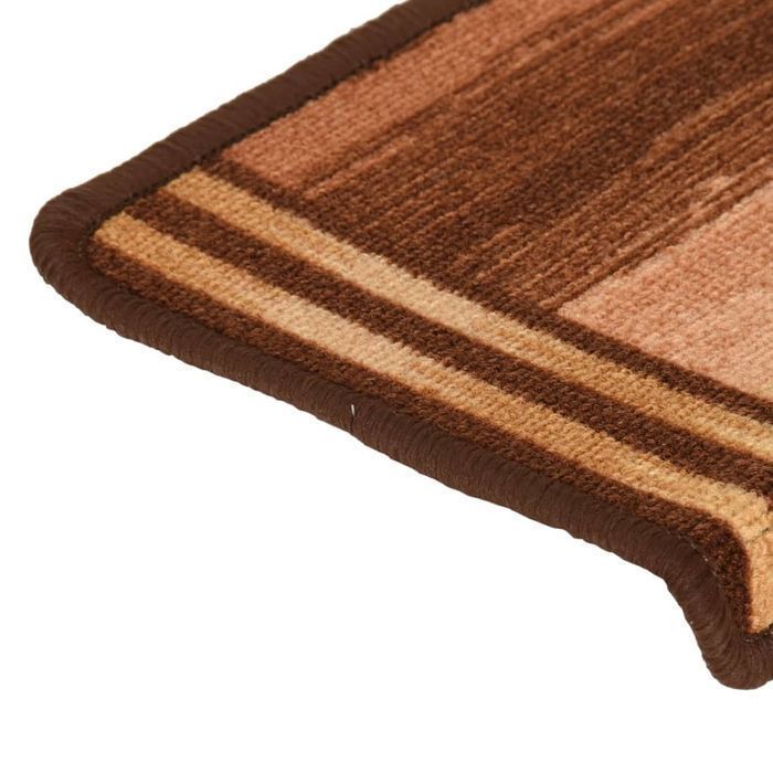 Vidaxl Samoprzylepne Nakładki Na Schody, 5 Szt., 65X21X4 Cm, Brązowe